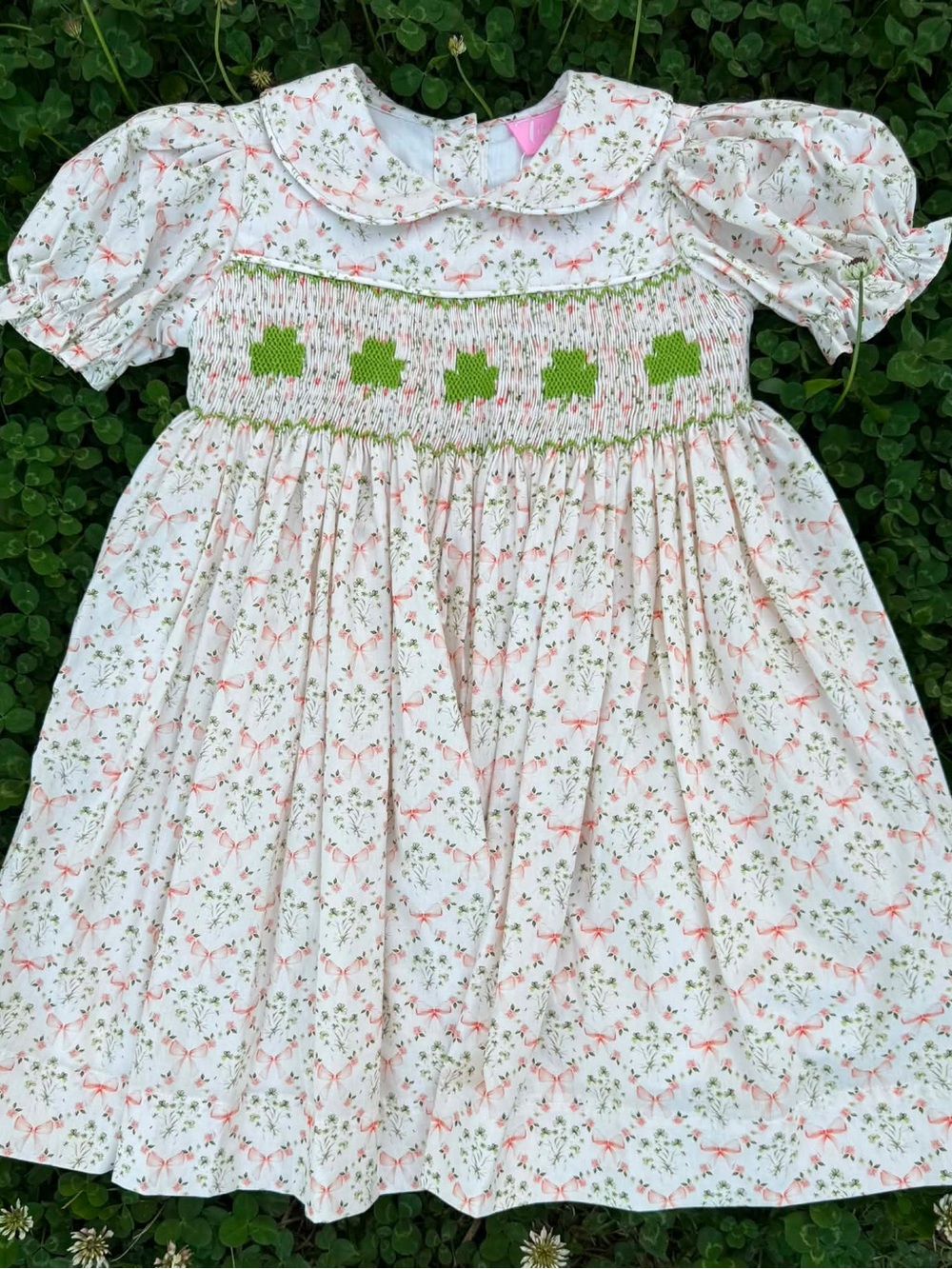 Clover Hand Smocked Dress